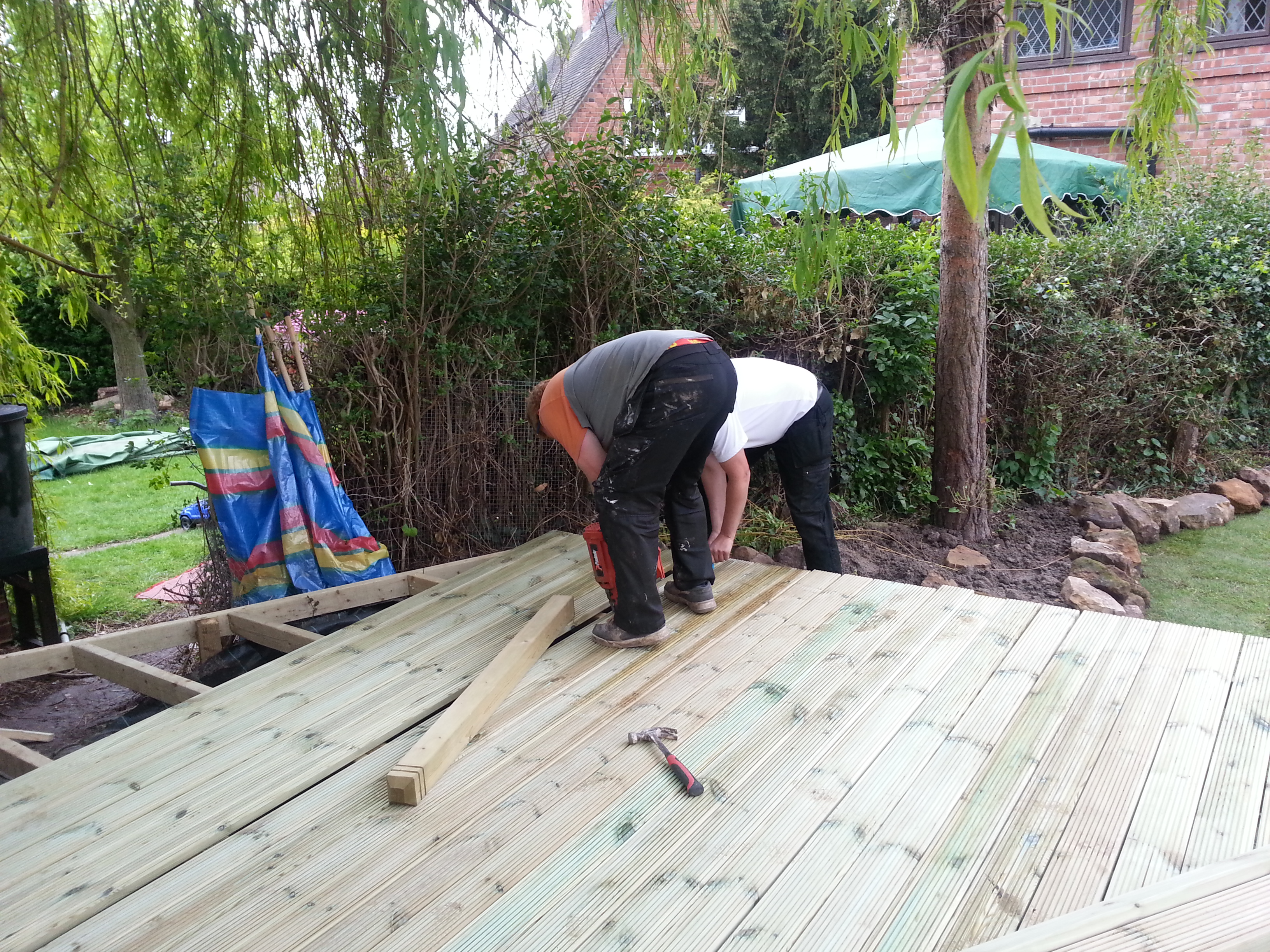 Jon Jon Building Services Wooden Decking Installation Nottingham
